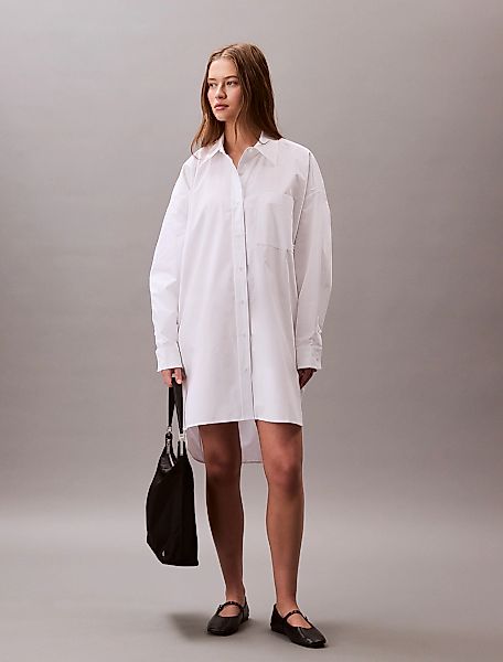 Calvin Klein Jeans Hemdblusenkleid "Cotton Oversized Mini Shirtdress", im O günstig online kaufen