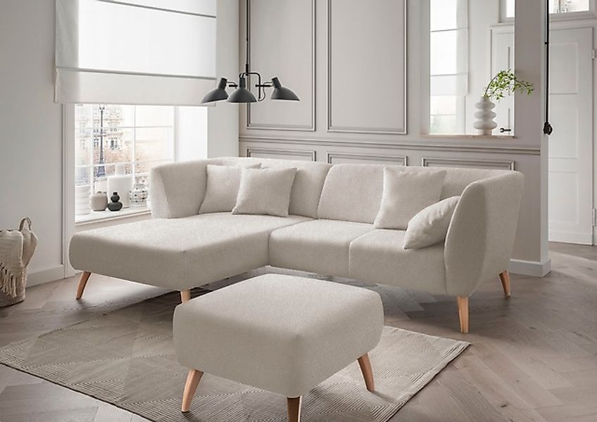 INOSIGN Ecksofa »Colori Polstermöbel mit zeitlos eleganter Rückenführung. L günstig online kaufen