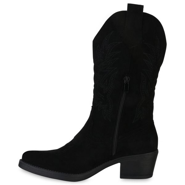 VAN HILL 840336 Cowboystiefel Damen Cowboystiefel günstig online kaufen