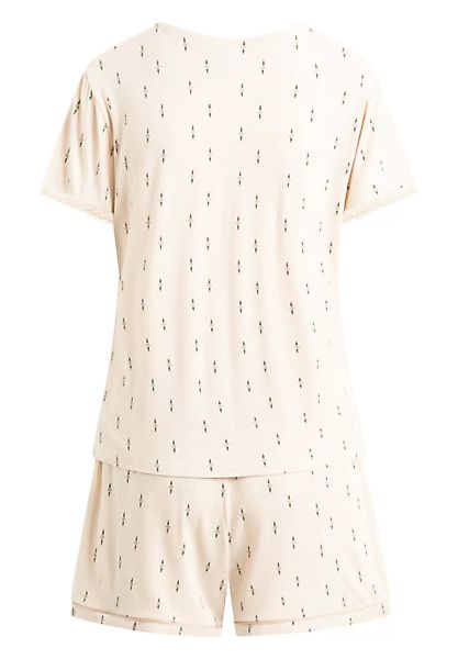 Pyjama Set, Shorty Und Kurzärmeliges T-shirt "Jordan S/s" Pink Tint Aop günstig online kaufen