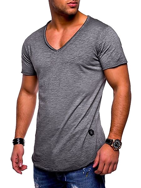 behype T-Shirt "NUKE" 1 Stk. tlg. mit V-Ausschnitt günstig online kaufen