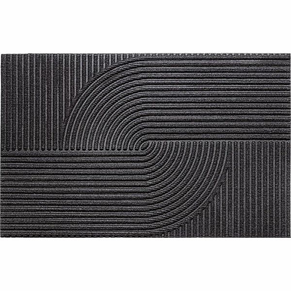 Struktur-Fußmatte Anthrazit 60 cm x 90 cm günstig online kaufen