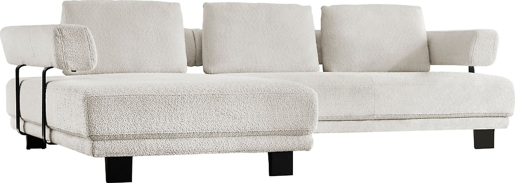 HUKLA Ecksofa "HU-HP18064 L-Form" Optional mit motorischer Vorziehbank, sty günstig online kaufen