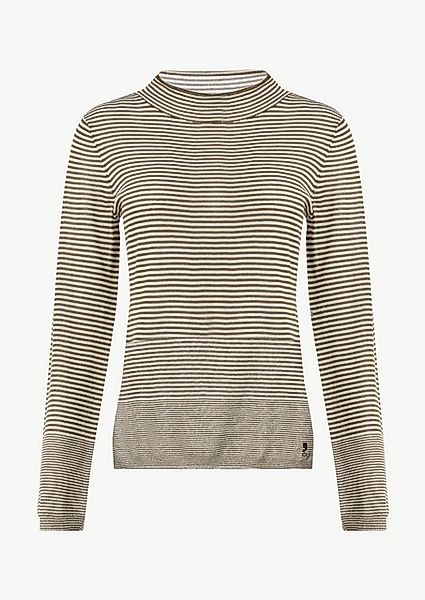 comma casual identity Langarmshirt Semitransparenter Strickpullover mit ang günstig online kaufen