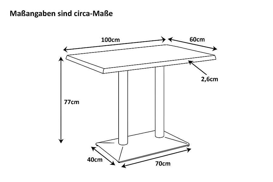 SAM® Bistrotisch Isola, Akazien- oder Mangoholz, günstig online kaufen