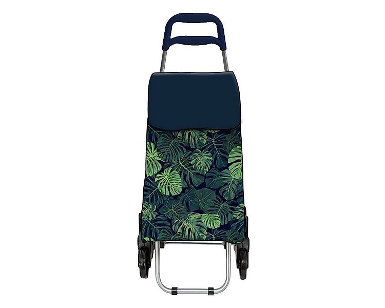 ADOB Einkaufstrolley Tropische Blätter, 50 l, geräuscharme Räder, Reissvers günstig online kaufen