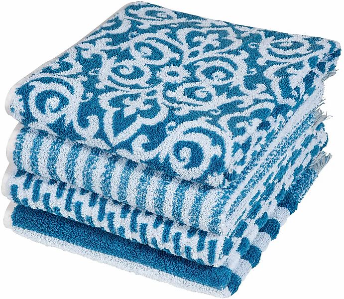 PAD Handtuch Set "FAMILY, 50x100 cm" Made in Europe, verschiedene Muster in günstig online kaufen