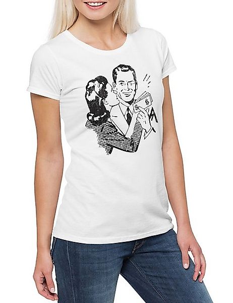 Urban Backwoods Print-Shirt Money Love Damen T-Shirt Pop Art Trophy Wife Su günstig online kaufen