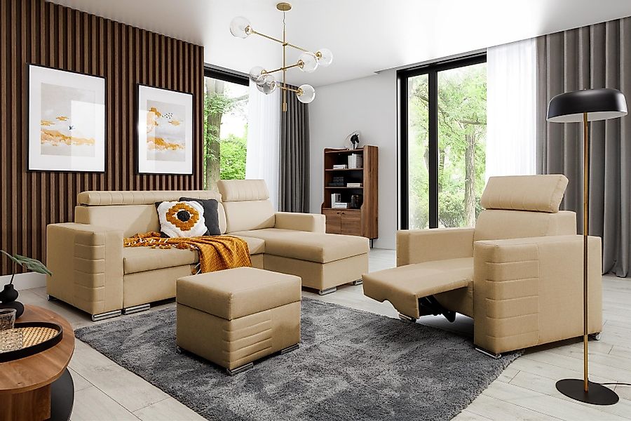 Fun Möbel Ecksofa Schlafsofa CANTON in günstig online kaufen