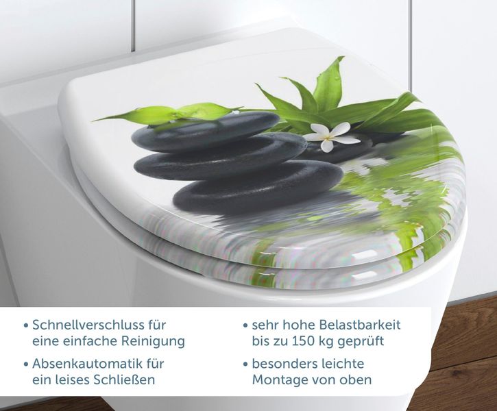 Schütte WC-Sitz Jasmin, Duroplast, Absenkautomatik, Schnellverschluss, günstig online kaufen