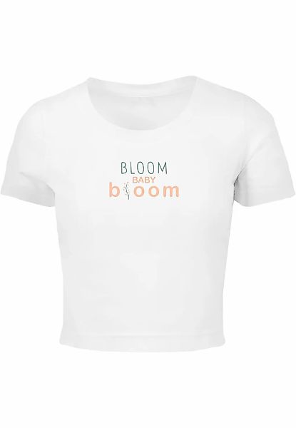 Merchcode T-Shirt "Merchcode Damen Ladies Spring - Bloom baby Cropped Tee" günstig online kaufen