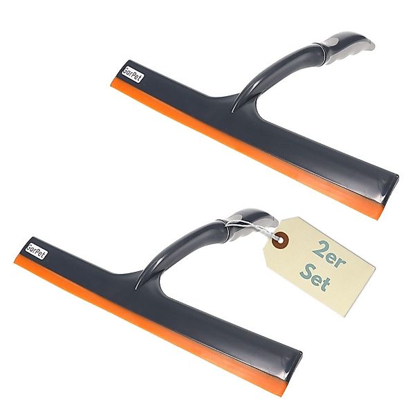 GarPet Duschabzieher 2x Glasabzieher mit Silikonlippe günstig online kaufen