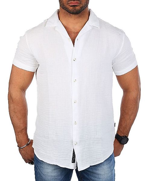 CARISMA Kurzarmhemd Carisma Herren Musselin Baumwoll Strand Hemd angenehm l günstig online kaufen