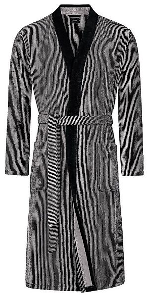 Cawö Herrenbademantel 5840, Langform, Walkvelours, Kimono-Kragen, Gürtel, K günstig online kaufen