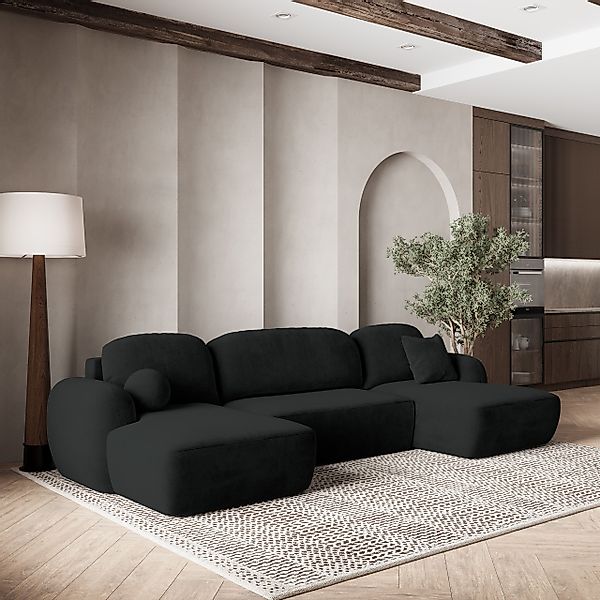 Masseno Ecksofa SAVONA mit Schlaffunktion U-Form, günstig online kaufen