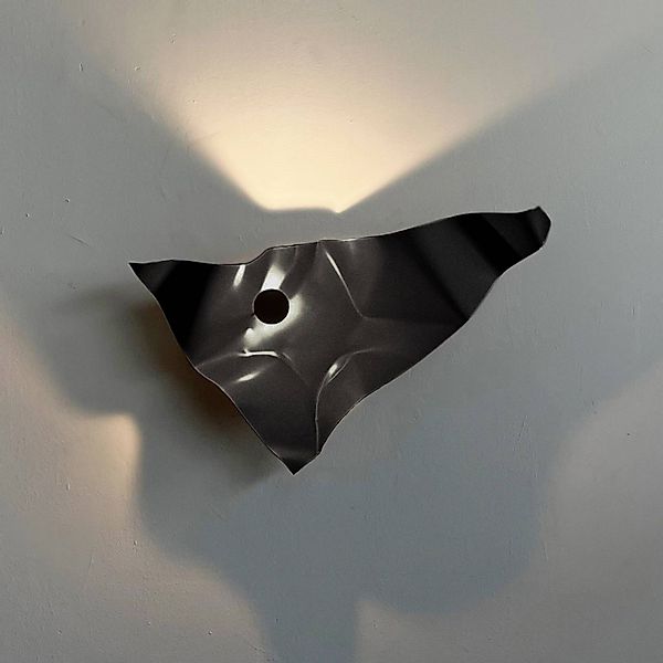 Knikerboker LED-Wandlampe Zona d'ombra, schwarz, 79 cm günstig online kaufen