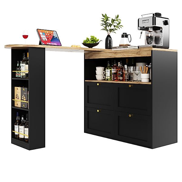 MODFU Bartisch 360° drehbare (drehbar Sideboard, günstig online kaufen