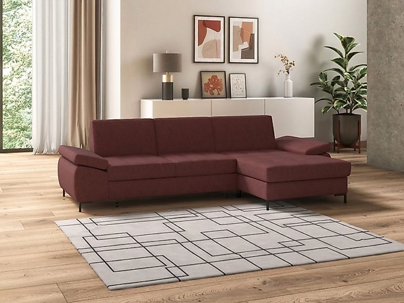DOMO collection Ecksofa »Capelo, komfortabel, klare Linien zeichnen dieses günstig online kaufen