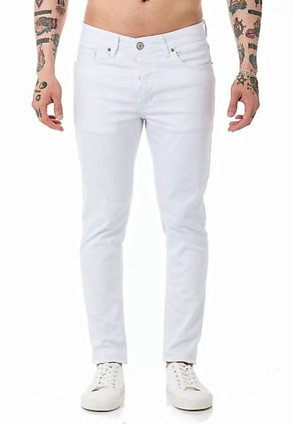 RedBridge Slim-fit-Jeans Red Bridge Herren Jeans Hose Red2 Basic Weiß-W29-L günstig online kaufen
