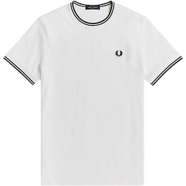 Fred Perry  T-Shirts & Poloshirts T-Shirt Fred Perry Basic Bianca günstig online kaufen