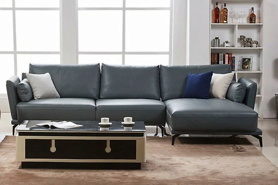 JVmoebel Ecksofa, Designer Sofa Couch Ecksofa mit Hocker Polster Garnitur günstig online kaufen