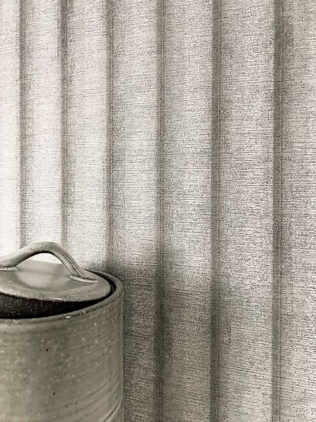 Newroom Vliestapete, Silber Tapete Streifen Streifen günstig online kaufen