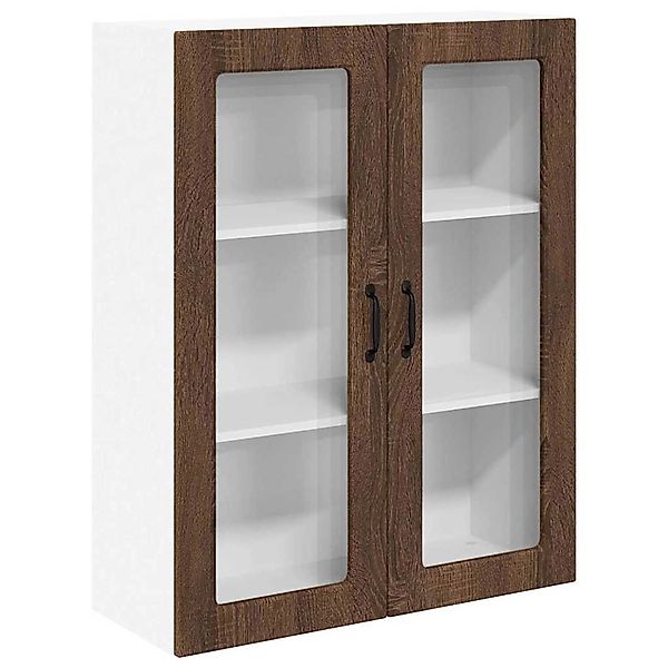 vidaXL Küchenwandschrank mit Regal Braun Eichen-Optik 80 x 31 x 100 cm 8848 günstig online kaufen