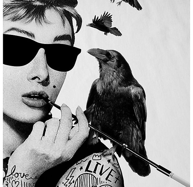 style3 T-Shirt Audrey Tattoo hepburn tatoo rockabilly star film punk rock h günstig online kaufen