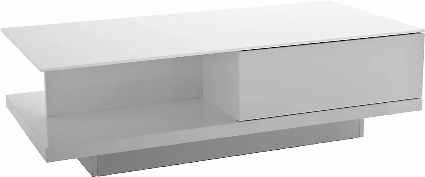 SalesFever Couchtisch "im minimalistischen Stil" Elegante Tischplatte aus r günstig online kaufen