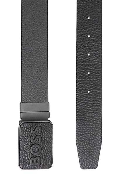 BOSS Ledergürtel Leder Schwarz Osem günstig online kaufen