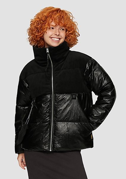 QS Winterjacke Outdoor-Jacke Steppjacke im Fabricmix günstig online kaufen