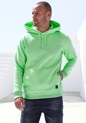 John Devin Hoodie Langarm, Sweatshirt mit Rundhals und Kapuze, Baumwollmisc günstig online kaufen