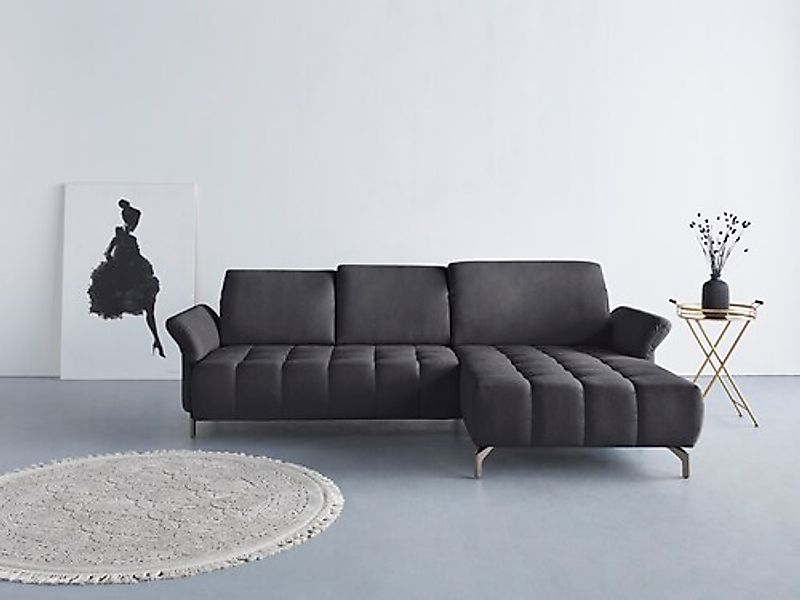 Home affaire Ecksofa »Fresh L-Form« Federkern, wahlweise Kopfteilverstellun günstig online kaufen