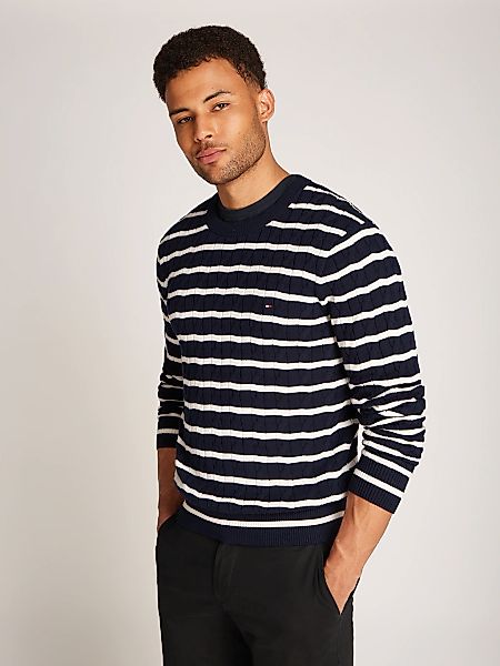 Tommy Hilfiger Strickpullover CLASSIC CABLE CREW günstig online kaufen
