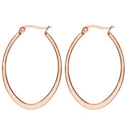 LÖB Paar Creolen Edelstahl 18K Roségold günstig online kaufen