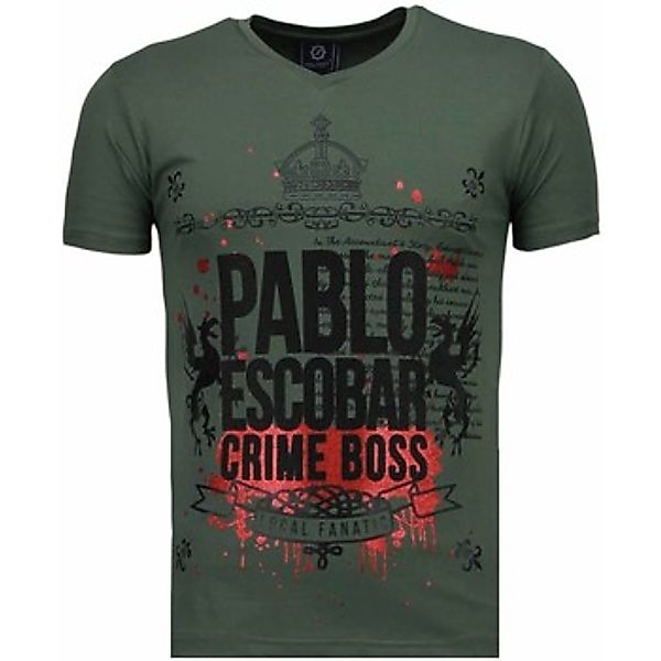 Local Fanatic  T-Shirt Pablo Escobar Boss Rhinestone günstig online kaufen