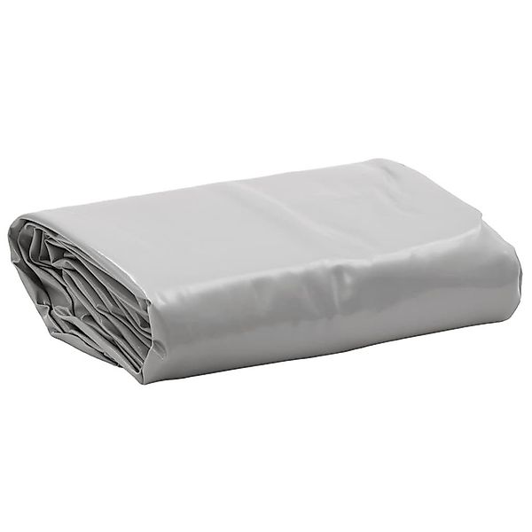 vidaXL Schutzplane Abdeckplane Grau Ø 2,2 günstig online kaufen
