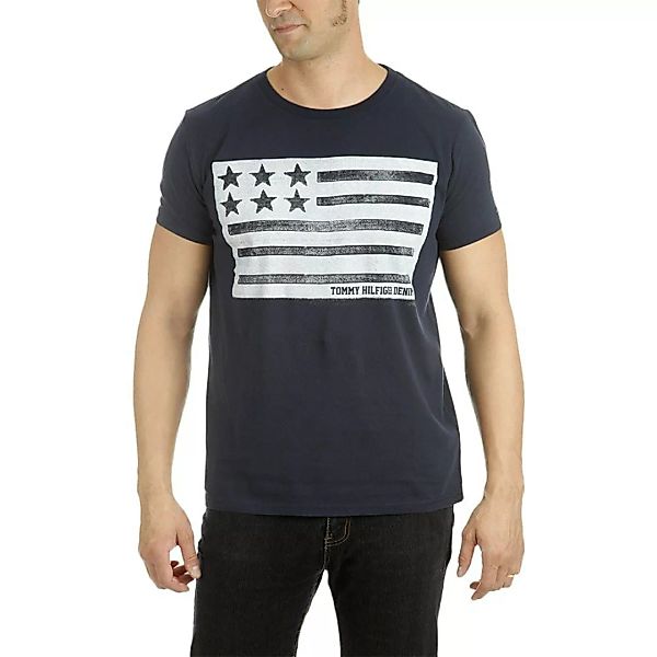Tommy Hilfiger Basic Crew Kurzärmeliges T-shirt L Black Iris günstig online kaufen