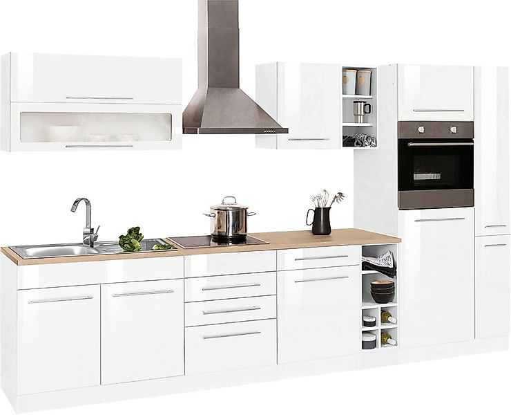 KOCHSTATION Küchenzeile »KS-Eton«, ohne E-Geräte, Breite 330 cm günstig online kaufen