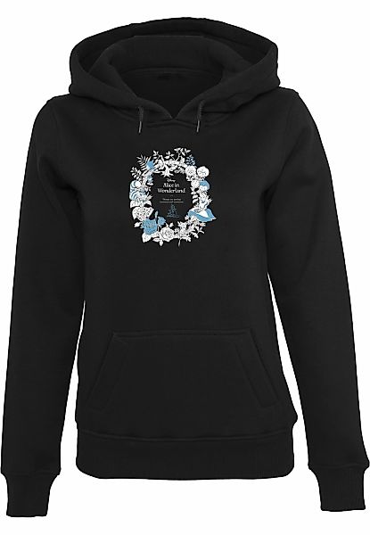 Merchcode Kapuzenpullover "Merchcode Ladies Alice in Wonderland Wreath Hood günstig online kaufen