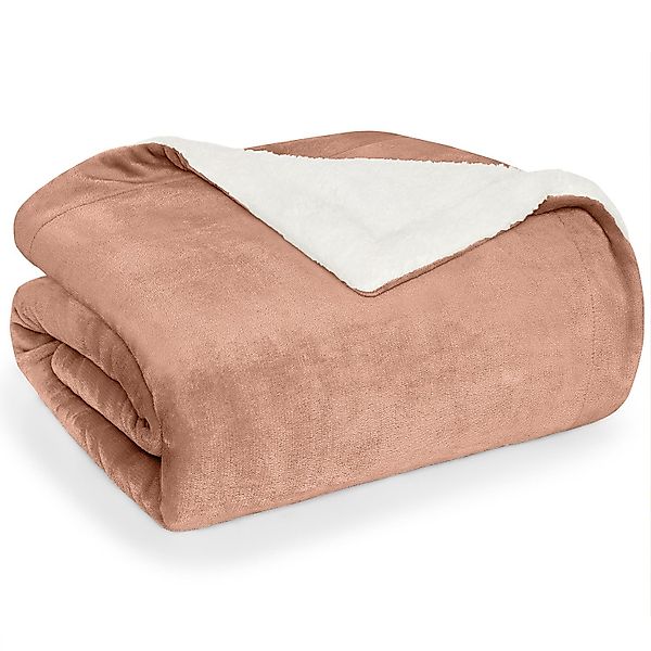 Wohndecke Sherpa-Fleecedecke, Oeko-TEX Zertifiziert, Blumtal, hochwertig, günstig online kaufen