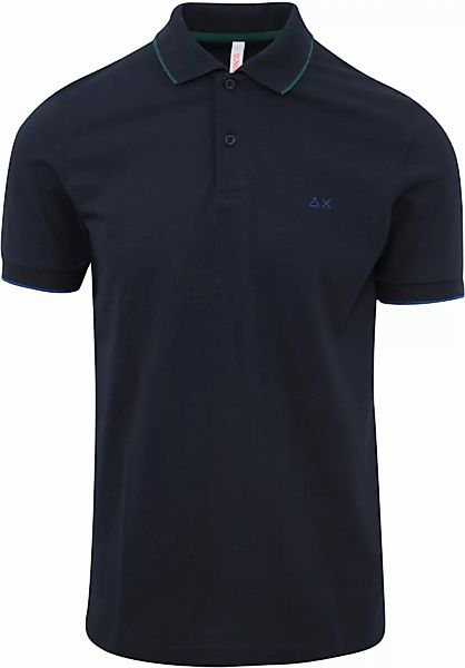 Sun68 Poloshirt Small Stripe Navy - Größe M günstig online kaufen