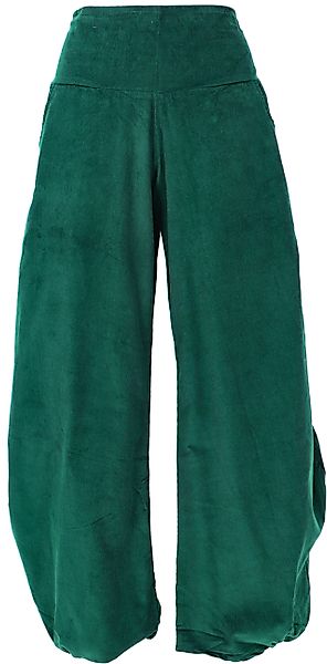 Guru-Shop Relaxhose Weite Cord Pluderhose, Feincord günstig online kaufen