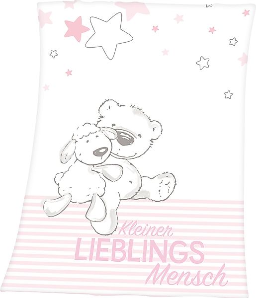 Babydecke Kleiner Lieblingsmensch, Baby Best, mit günstig online kaufen