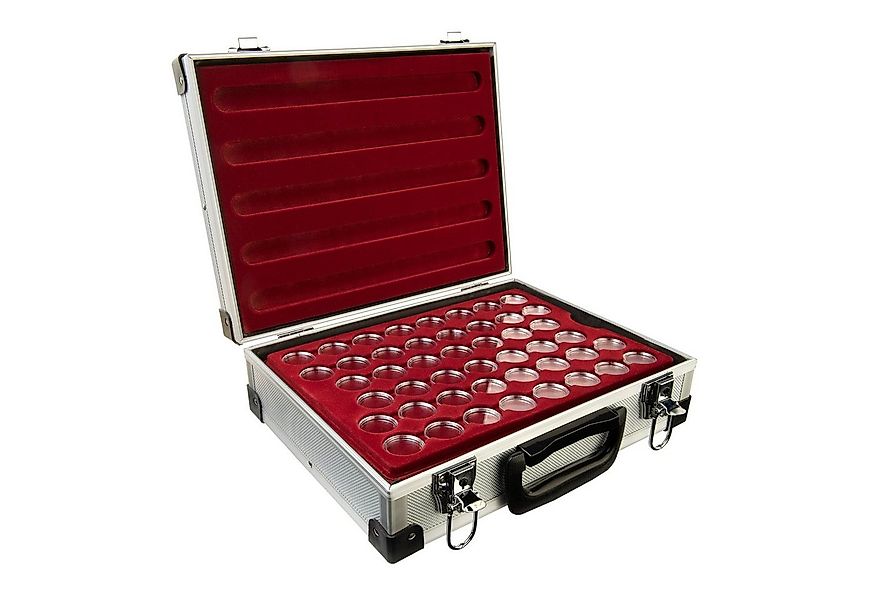 MC.Sammler Aufbewahrungsbox MC.Sammler Alu Münzkoffer für 230 Stk 2 Euro Mü günstig online kaufen