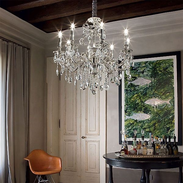 Ideal Lux Kronleuchter Gioconda SP6 Kronleuchter günstig online kaufen