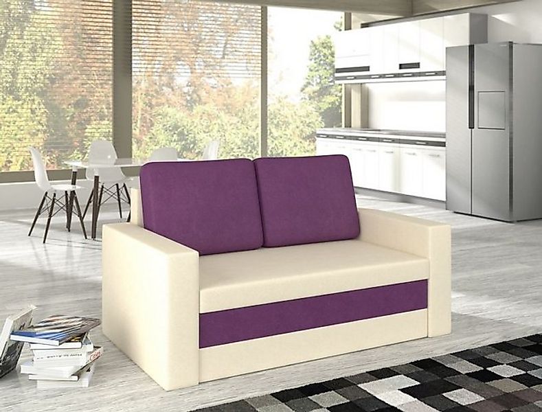 JVmoebel Sofa Wave 3 Sitzer Bettfunktion Couch Polster Schlafsofas Sofas Co günstig online kaufen