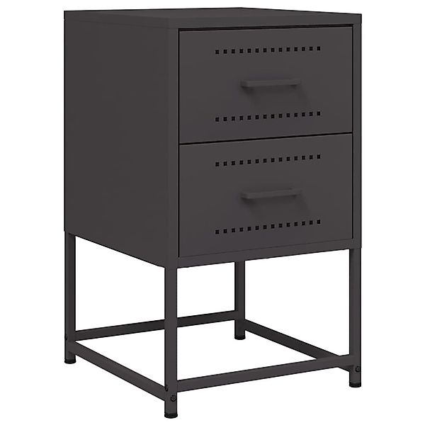 vidaXL Nachttisch Nachttisch Schwarz 36x39x60,5 cm günstig online kaufen