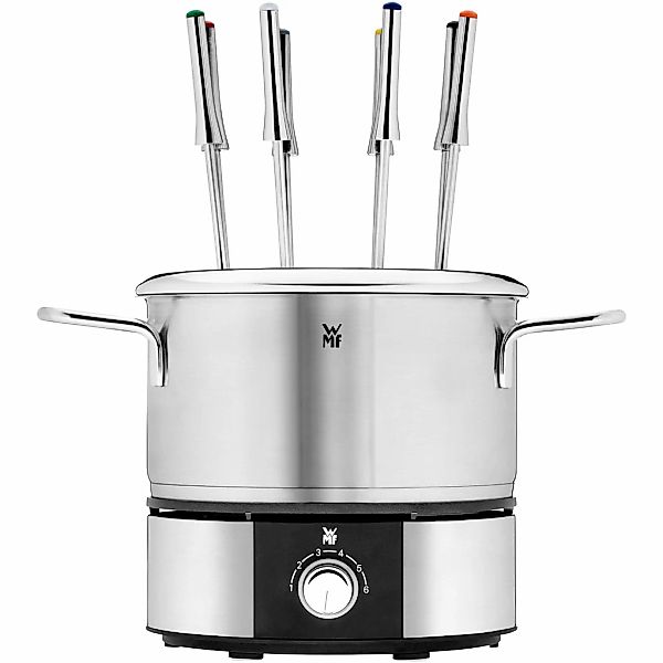 WMF Elektro-Fondue "LONO, mit Spritzschutzring, farblich markierte Fondue-G günstig online kaufen
