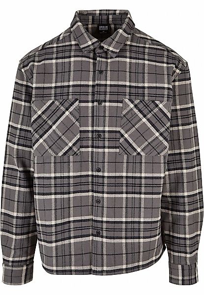 URBAN CLASSICS Langarmhemd "Urban Classics Herren Boxy Kane Check Shirt", 1 günstig online kaufen